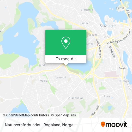 Naturvernforbundet i Rogaland kart