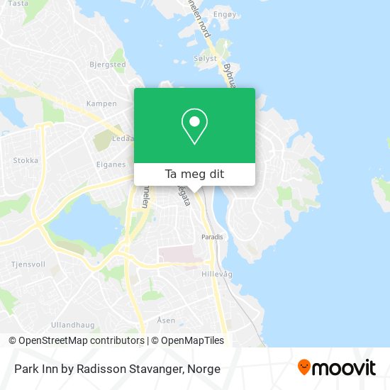 Park Inn by Radisson Stavanger kart