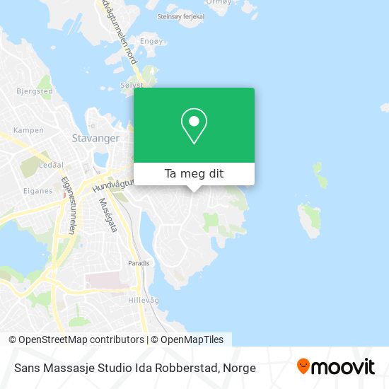 Sans Massasje Studio Ida Robberstad kart