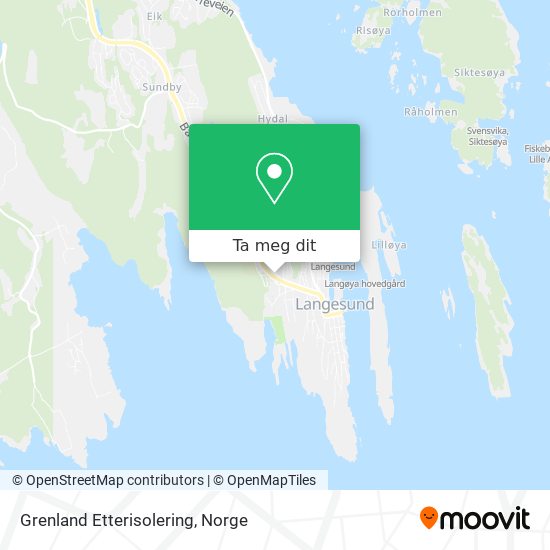 Grenland Etterisolering kart