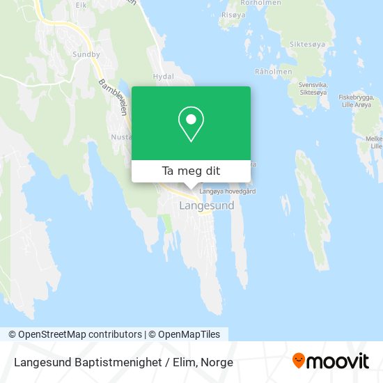 Langesund Baptistmenighet / Elim kart