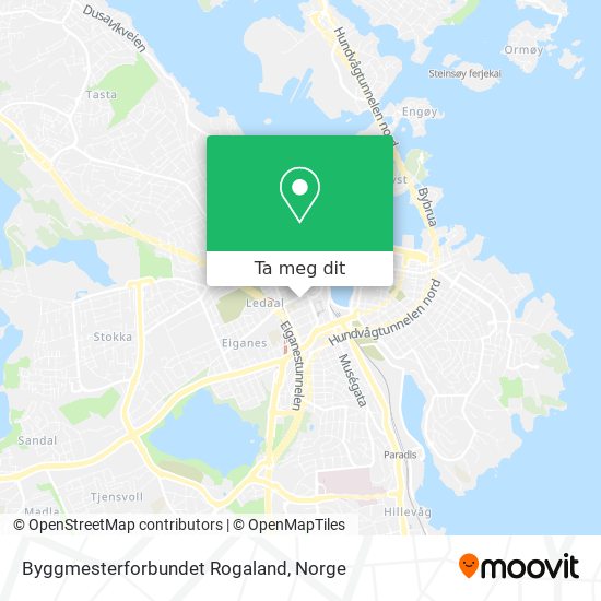 Byggmesterforbundet Rogaland kart