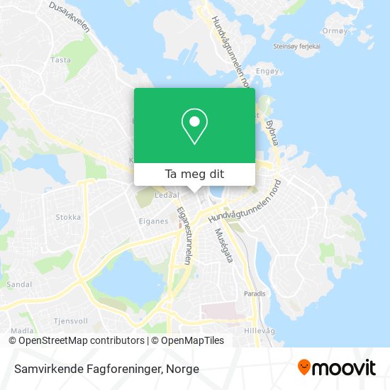 Samvirkende Fagforeninger kart