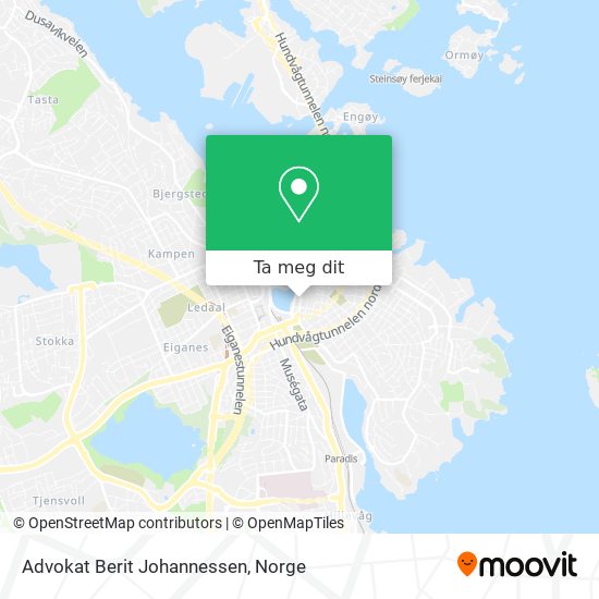 Advokat Berit Johannessen kart