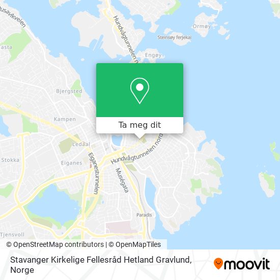 Stavanger Kirkelige Fellesråd Hetland Gravlund kart