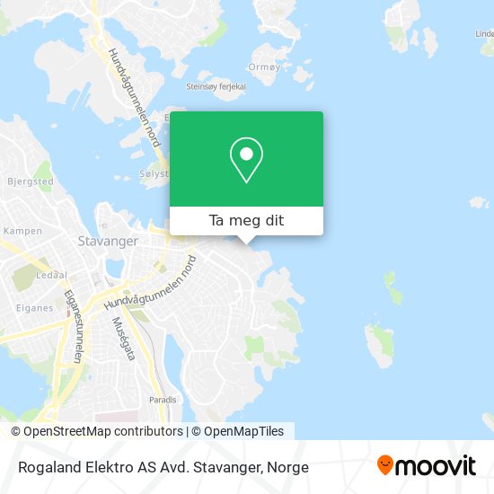 Rogaland Elektro AS Avd. Stavanger kart