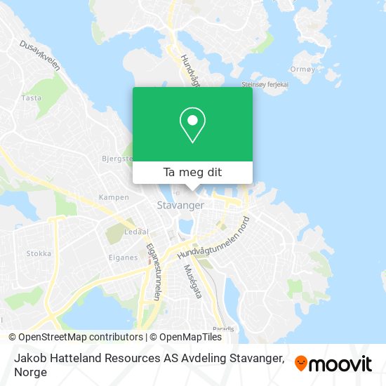 Jakob Hatteland Resources AS Avdeling Stavanger kart