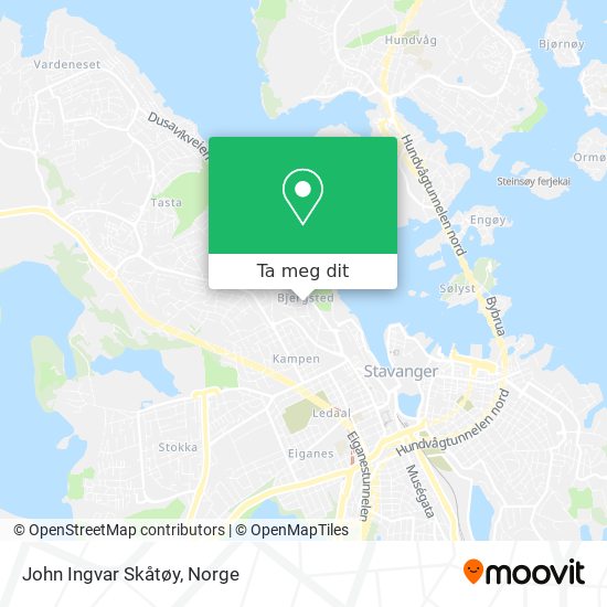John Ingvar Skåtøy kart