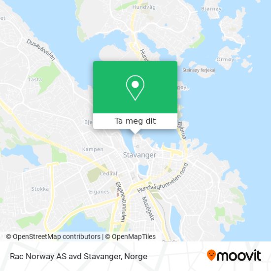 Rac Norway AS avd Stavanger kart