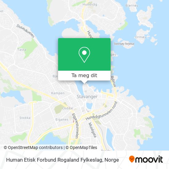 Human Etisk Forbund Rogaland Fylkeslag kart