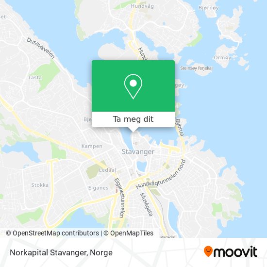 Norkapital Stavanger kart