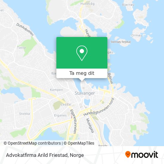 Advokatfirma Arild Friestad kart