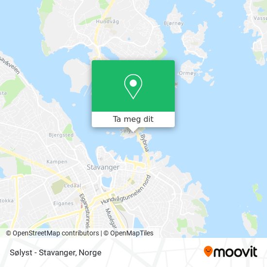 Sølyst - Stavanger kart