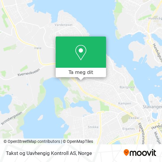 Takst og Uavhengig Kontroll AS kart
