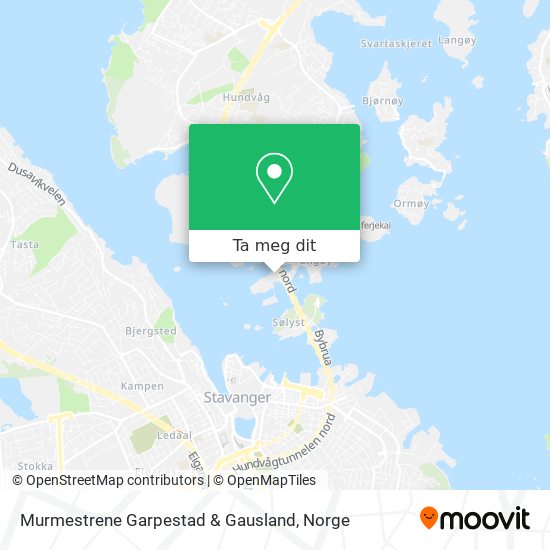 Murmestrene Garpestad & Gausland kart