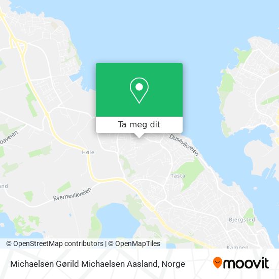 Michaelsen Gørild Michaelsen Aasland kart
