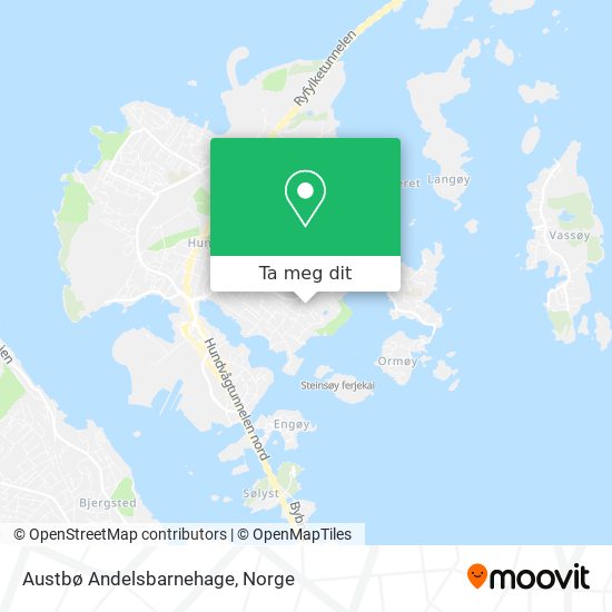 Austbø Andelsbarnehage kart