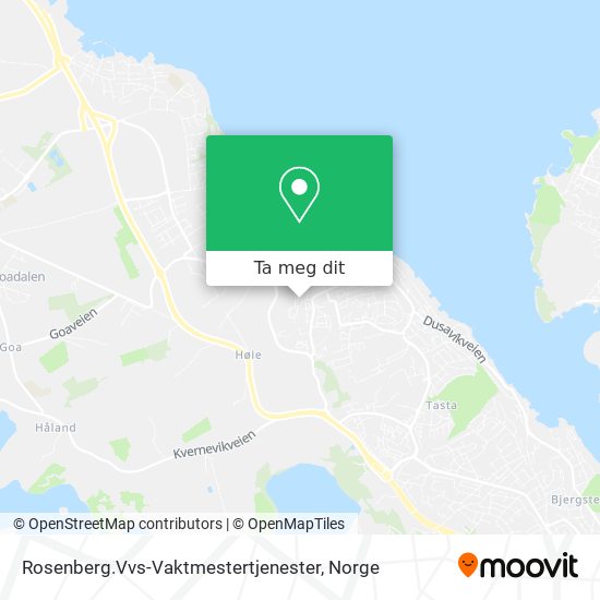 Rosenberg.Vvs-Vaktmestertjenester kart