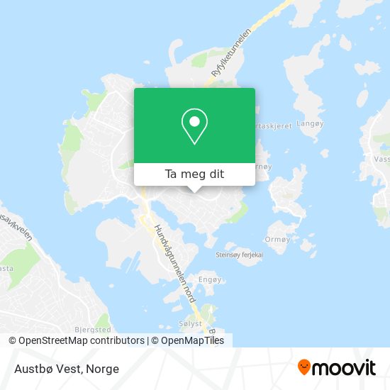 Austbø Vest kart