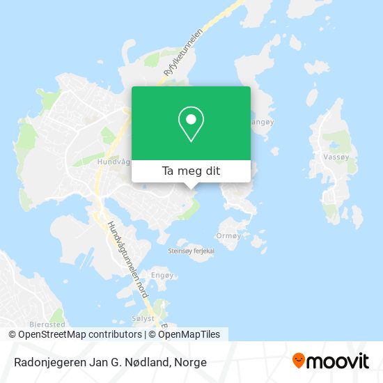 Radonjegeren Jan G. Nødland kart
