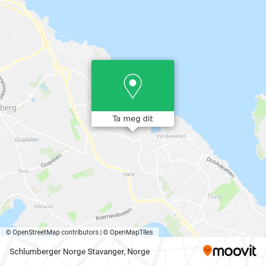 Schlumberger Norge Stavanger kart