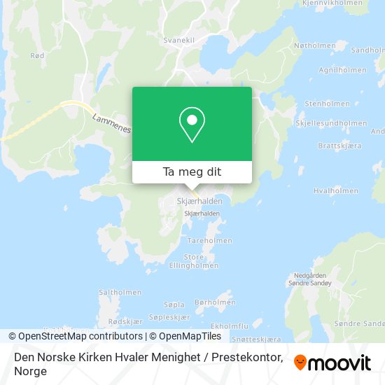 Den Norske Kirken Hvaler Menighet / Prestekontor kart