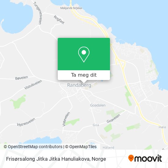 Frisørsalong Jitka Jitka Hanuliakova kart