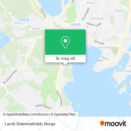 Larvik Svømmeklubb kart