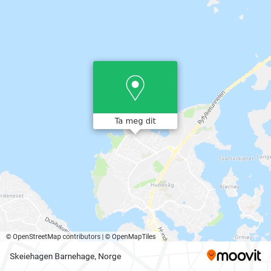 Skeiehagen Barnehage kart