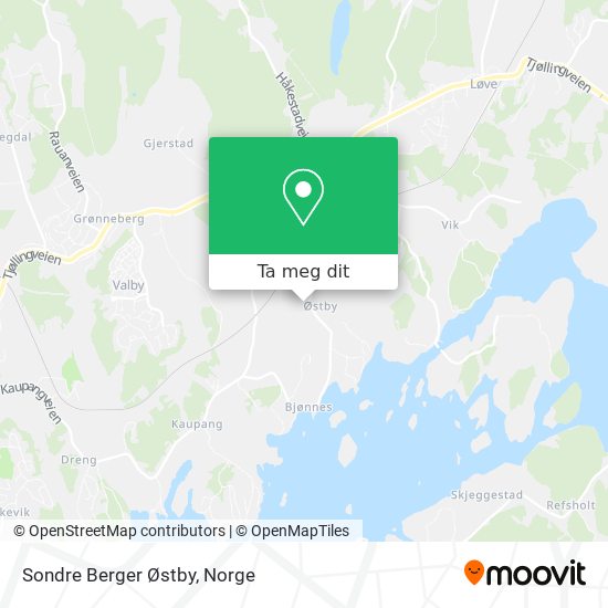 Sondre Berger Østby kart