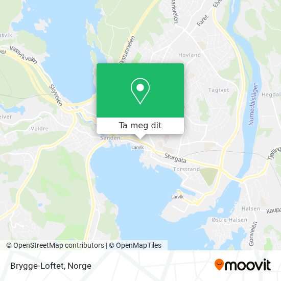 Brygge-Loftet kart