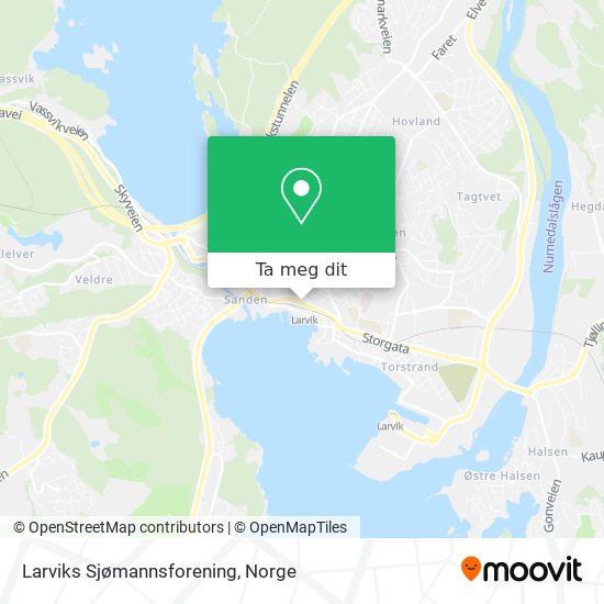 Larviks Sjømannsforening kart