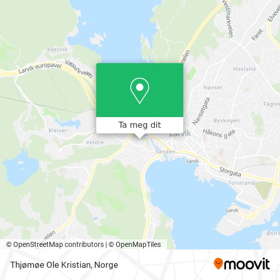 Thjømøe Ole Kristian kart