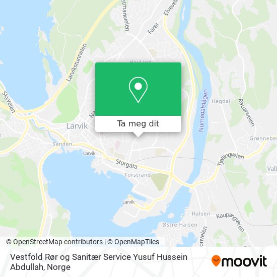 Vestfold Rør og Sanitær Service Yusuf Hussein Abdullah kart