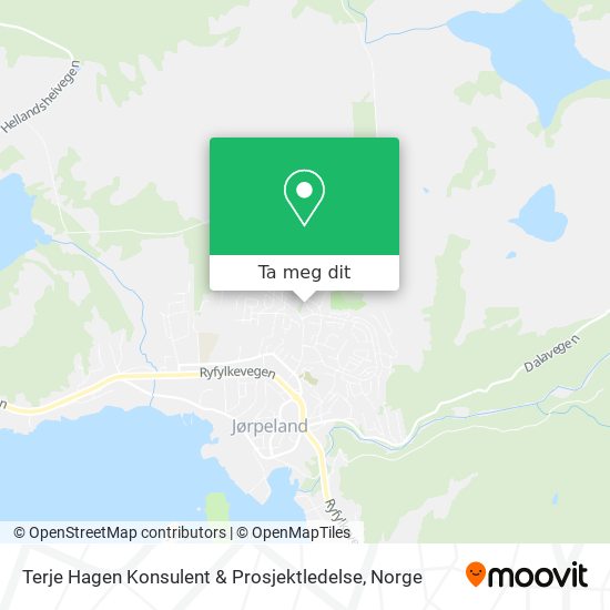 Terje Hagen Konsulent & Prosjektledelse kart