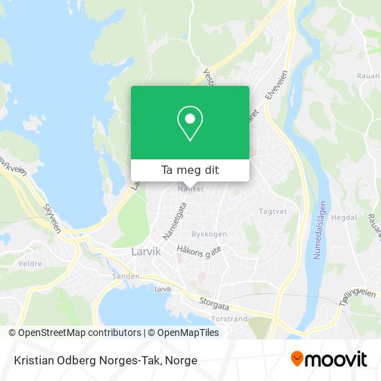 Kristian Odberg Norges-Tak kart
