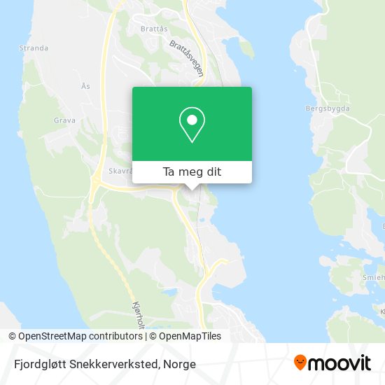 Fjordgløtt Snekkerverksted kart