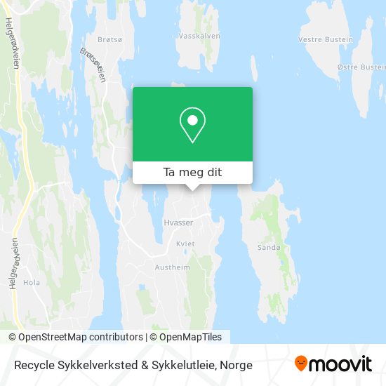 Recycle Sykkelverksted & Sykkelutleie kart