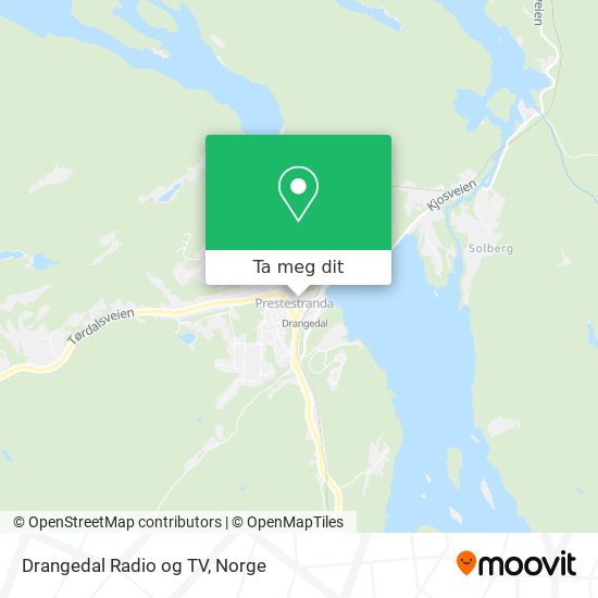 Drangedal Radio og TV kart