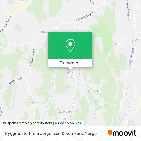 Byggmesterfirma Jørgensen & Kemkers kart