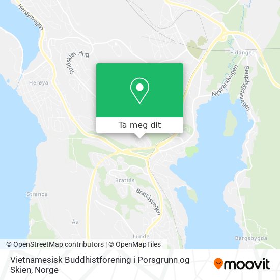 Vietnamesisk Buddhistforening i Porsgrunn og Skien kart
