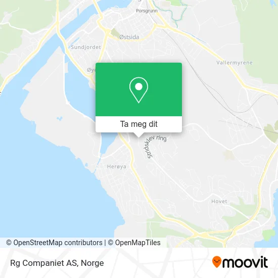 Rg Companiet AS kart