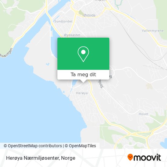 Herøya Nærmiljøsenter kart