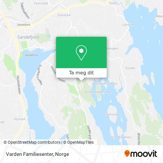 Varden Familiesenter kart