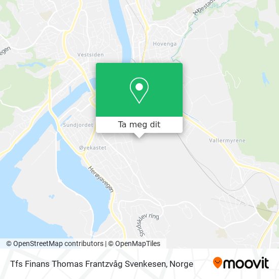 Tfs Finans Thomas Frantzvåg Svenkesen kart