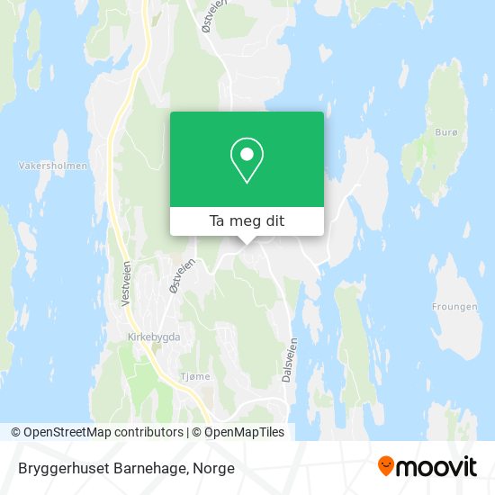 Bryggerhuset Barnehage kart