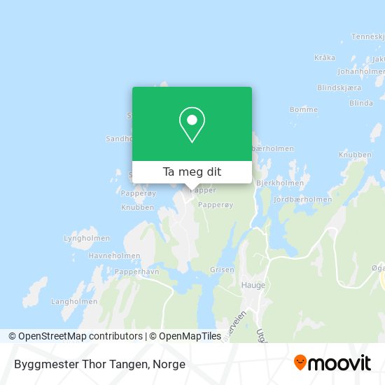 Byggmester Thor Tangen kart