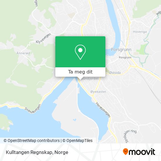Kulltangen Regnskap kart