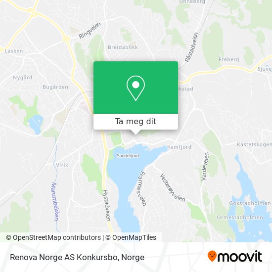 Renova Norge AS Konkursbo kart