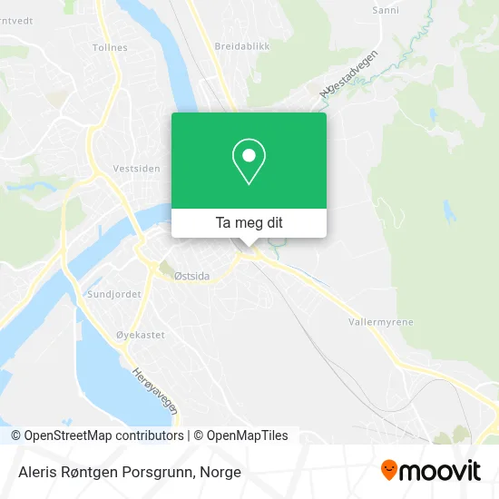 Aleris Røntgen Porsgrunn kart